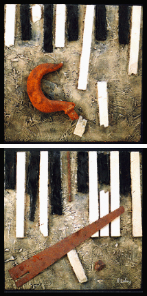 A broken piano
